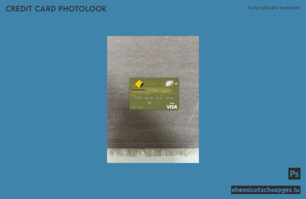 Australien Commonwealth Bank Visa-Karte – Beispielansicht
